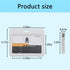 ID Badge Holder with Plastic Clip, Waterproof Horizontal Hard Plastic Case for ID Cards - 3 Pack
