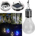 WHAPELQ Bulb Solar Hanging Camping Lights Garden Yard Pathway Waterproof LED Light (Green)