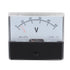 uxcell DH670 Class 2.5 Accuracy DC 0-50V Analog Panel Meter, Voltmeter Gauge