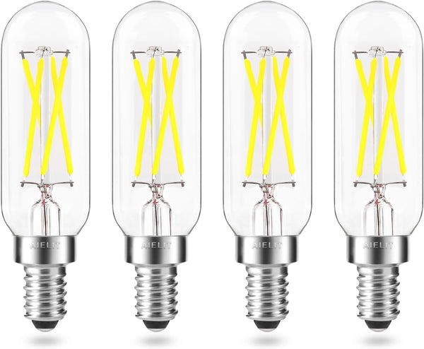 Dimmable T8/T25 LED Light Bulbs 40 Watt Equivalent, Cool White 6000K, 400