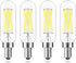 Dimmable T8/T25 LED Light Bulbs 40 Watt Equivalent, Cool White 6000K, 400