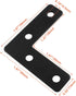 Bivethoi 20 50 50mm (2" 2") Pcs L Shape Flat Mending Plates, x x Stainless Steel Corner Braces with Screws, Flat Angle