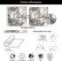 REDAMANCY 17.7"x236" Ivory Grey Peony Flower Watercolor Peel and Stick Wallpaper Modern Wall Paper Stick on Contact
