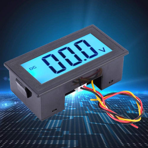 YB5135DB LED Digital Display Voltage Meter, LCD Digital Display Three Wire Voltage Monitor