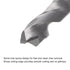 uxcell Solid Carbide Drill Bits, 4.3mm C2/K20 Tungsten Carbide Jobber Drill Bits for Metal and Plastic, 2pcs