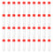 PATIKIL 20mL Plastic Test Tubes, 40 Pack Frozen Vial Container Storage Screw Cap for Lab Science, Red Clear
