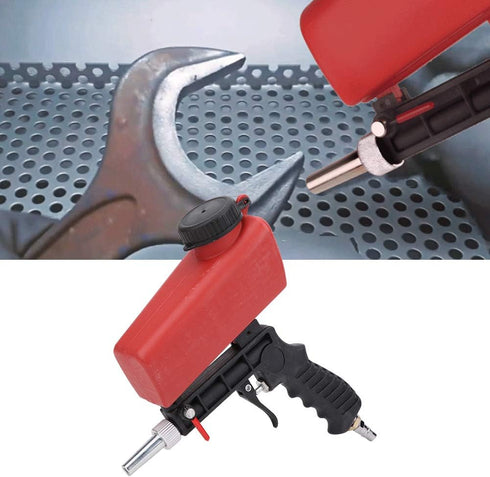 Air Sand Blaster Machine, Pneumatic Sandblasting Gun, 90PSI Blasting Tool for Metal Rust Removal