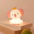 Dimming QANYI Elephant Night Light for Kids, Pink Elephant Lamp with Nursery Night Lamp Rechargeable Animal Light