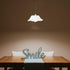 E27 Bulb Mikikit Retro Flower Shaped Glass Lamp Shade Replacement for Pendant Table Floor Lamps Vintage Style Light
