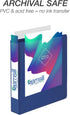 Samsill Durable 2 Inch Binder, Made in the USA, D Ring Customizable Clear View Binder, 4 Pack, Holds 475 Pages