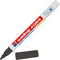 edding 4085 Chalk Marker - Black - 1 Chalk Pen - Fine-Nib Wet Wipe Pen for Chalkboards, Windows, Glass, Mirrors