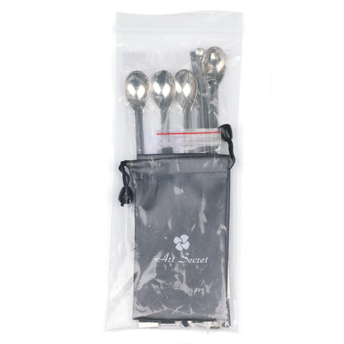 15Pcs Stainless Steel Lab Spatula Micro Scoop - Reagent Laboratory Mixing Spatula 22cm Long Sampling Spoon