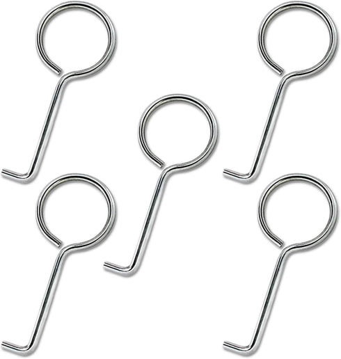 Drain Key Lifting Hooks, 5 Pack, 304 Stainless Steel Drain Grate Puller for Easy Shower Drain Cleaning