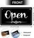 CARGEN Open Signs - Double Sided Open Closed Sign with Rope, Business Hours Hanging for Walls Window Shop Bar Hotel