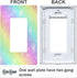 Cute Unicorn Galaxy Sky Wall Plate with Rainbow Pastel Clouds, 1 Gang Switch Plates for Light Receptacle Plug Cover