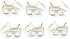 Butler in the Home 100 Count Scottish Terrier/Schnauzer Paper Clips, Office Gift in Round Tin with Lid