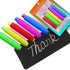 Paichley 5 Set 5 Count (Pack 1) Pieces Colorful Plastic Chalk HoldersBlackboard Adjustable for Teachers School Office