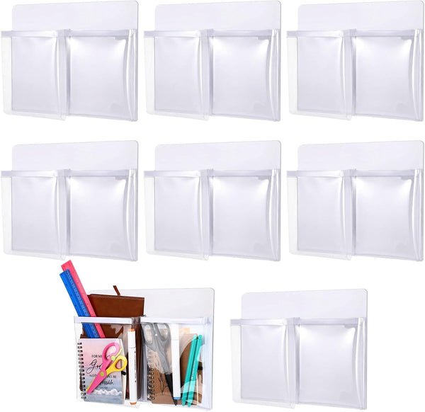Jaloro 8 Pack Magnetic File Holder for Refrigerator 12 x 9.5 Inch Hanging
