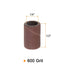 100pcs Sanding Drums 1/4 Inch Mini Sanding Sleeves 600 Grit Sanding Bands for Drum Sander Rotary Tools
