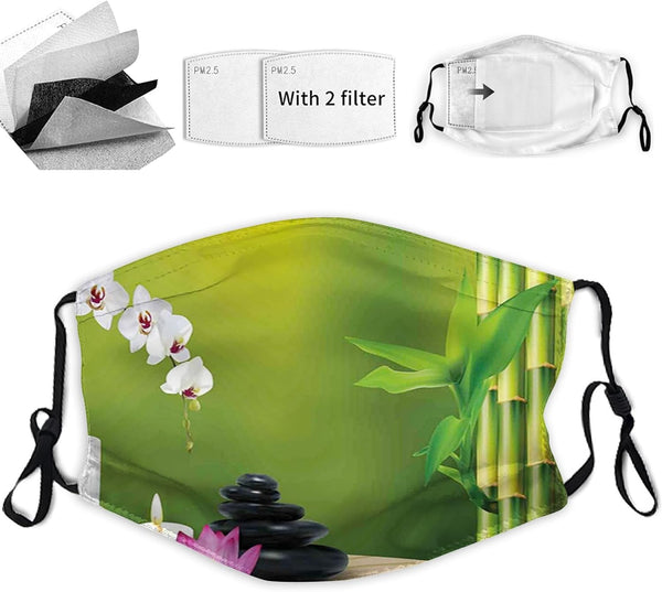 TXSDCCY Reusable Adults Washable Face Mask Gifts,Black Adults Face Masks 3D Cover for