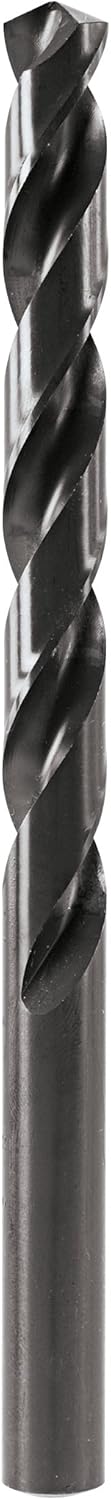 BOSCH BL2655 1-Piece 7/16 In. x 6 In. Extra Length Black Oxide Drill Bit for Light-Gauge Metal, Wood, Plastic