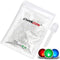 CHANZON 50 pcs 10mm RGB Multicolor Diffused LED Diode Lights Common Cathode (Frosted Round 3 Color) for Electronics