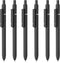 Black Gel Pens 0.5mm for Journaling, Elegant Black Ink, Birthday Gifts for Men, Him, Husband, 6PCS