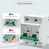 Miniature Circuit Breaker 500V DC, 2-Pole 100Amp, Smart DIN Rail Mount for Marine and Solar Power Systems (C100A)