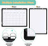 Small Monthly Calendar Dry Erase Whiteboard for Wall, 16in x 12in Magnetic Board, Portable for Kitchen, Planning