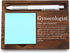 VYNWPDFLI Gynecologist Wooden Desk Organizer, OB-GYN Appreciation Gift, Womens Health Doctor Office Decor,