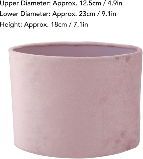 E27 E14 12.5cmx4.9inx23cmx9.1inx18cmx7.1in VBESTLIFE Elegant Oval Lamp Shade Comfortable Lighting for Table Floor Lamp