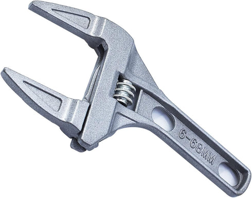 findmall Adjustable Wrench 6-68mm, 8-Inch Short Shank Lightweight Aluminum Alloy Repair Tool for Bathroom Washbasin