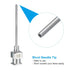 PATIKIL 12Pcs 18Ga x 1 Inch Stainless Steel Dispensing Needle Tips, Blunt Tips Luer Lock for Thick Glue Ink Lab