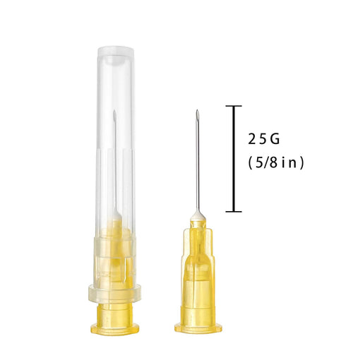 100pcs 25Ga 5/8inch for Lab Measuring Supplies, Refilling Inks