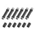 M METERXITY 6-Set Straight Pipe Lamp Stem Kit, 40mm(1.57") Long M10 Double End Thread