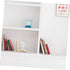 DOITOOL Elegant Wooden Bookends - Decorative Desk Book Organizer