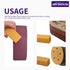 1-1/2" x 1-1/2" x 8" Inch Abrasive Cleaning Eraser Stick, Essential Accessory for Sanding Belts & Discs