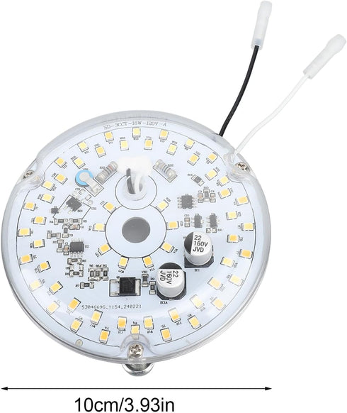 3.93 Inch 120V 18W 2000LM 3 Dimmable, Pomya LED Retrofit Light Kit for Ceiling Flush Light, AC Color Temperature