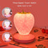 ANQIA Led Color Changing Cute Touch Strawberry Night Light Table Lamp for Bedroom, Dresser, Living Room, Kids Room
