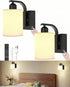 iThird Wall Sconce Battery Operated Set of 2, 6000mAh Rechargeable Wall Lights