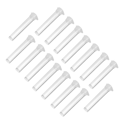 100pcs Test Tube Bottles, Clear Laboratory Test Tubes with Lids for Flower Arrangement, Floral Water Vials