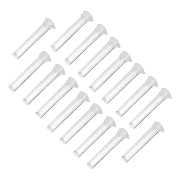 100pcs Test Tube Bottles, Clear Laboratory Test Tubes with Lids for Flower Arrangement, Floral Water Vials