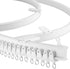 Alloy Plastic Windows and Balcony Curtain Track Soft Curved Rail Accessories (2 Meters)