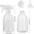 Empty Clear Plastic Spray Bottles 13.5oz/400ml Adjustable Nozzle Mist/Stream Water Spray Bottle Heavy Duty Spraying Bottles Plant Mister Spray Bottle for Cleaning Solutions, Plants, Hair
