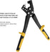 Generic Metal Stud Crimper, Revolving Punch Pliers, Drop Ceiling Grid Pliers, Light Steel Handle Stud Crimper, Sheet