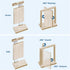360 Heavy Duty Pivot Hinge for Wood Door - HBL' Stainless Steel Hidden Door Hinge for Secret Door, with Degree
