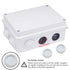 Zulkit Junction Box, ABS Plastic Dustproof Waterproof IP65 Universal Electrical Boxes, 5.9 x 4.3 x 2.8 inch