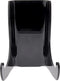 Plymor Black Acrylic Flat Back Easel With Shallow Support Ledges, 4.5" H x 3.375" W x 2.75" D