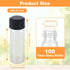100 Pack 4ml Clear Small Glass Vials by YAYODS