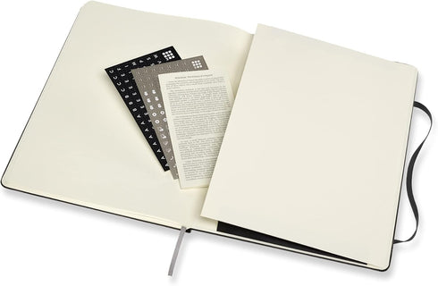 Moleskine PRO Notebook - Hard Cover, XL (7.5" x 9.5"), Professional Project Planning, Black, 192 Pages